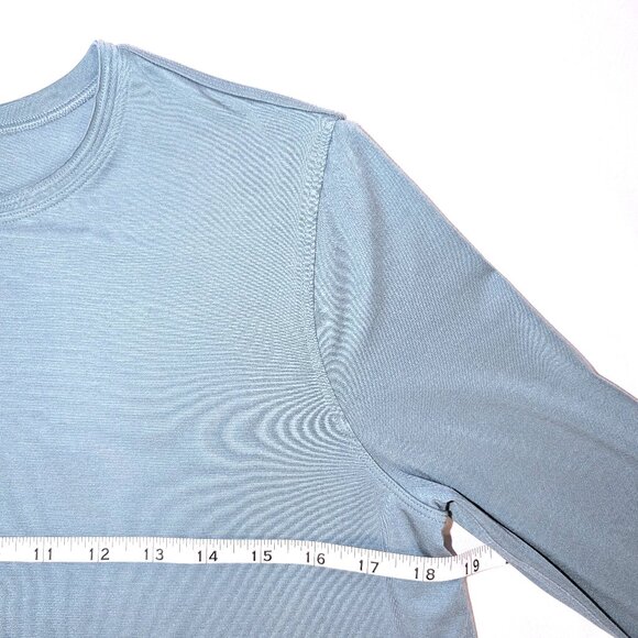 Lululemon | Tencel Sweetest Day Long Sleeve Tee " Blue Cast" Lounge | Size 8* - Picture 8 of 9